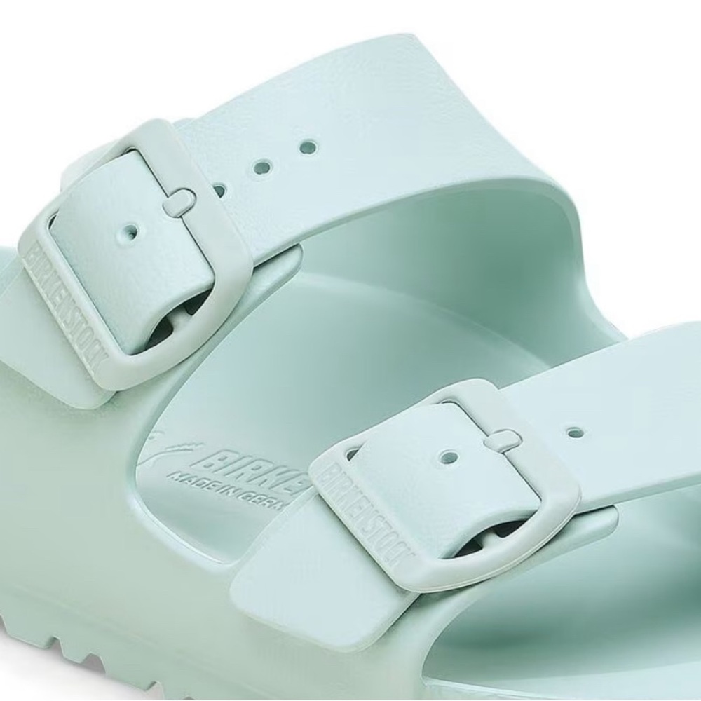 Birkenstock Arizona Essentials EVA Womens Size 9 Shoes Surf Green Slide Sandals - Picture 5 of 5